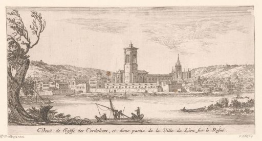 View of the Church of Saint-Bonaventure in Lyon