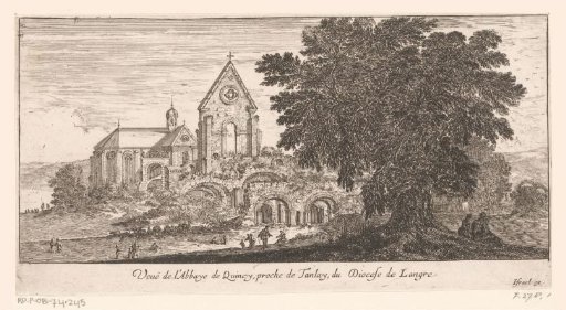 View of the Abbey of Quincy
