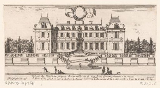 View of the Royal Château of Versailles