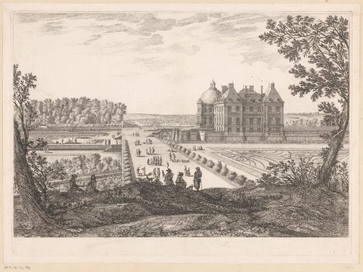 View of the castle of Vaux-le-Vicomte