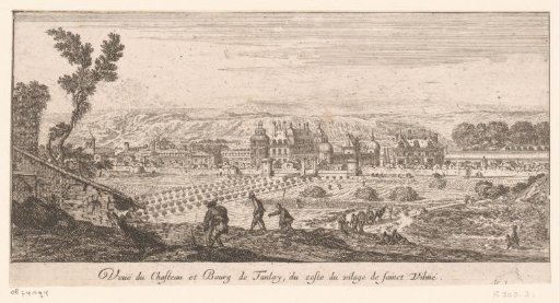 View of the castle and citadel of Tanlay