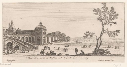View of the Château Neuf of Saint-Germain-en-Laye