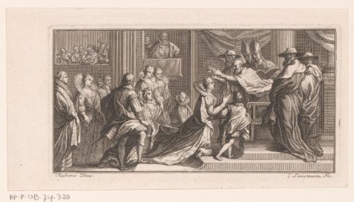 Marie de' Medici crowned