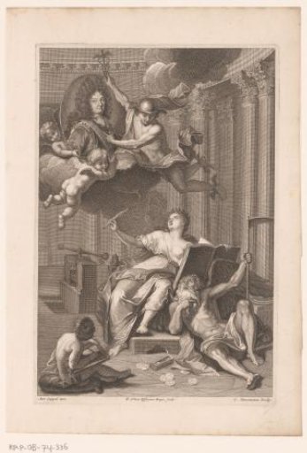 Allegory on Louis XIV