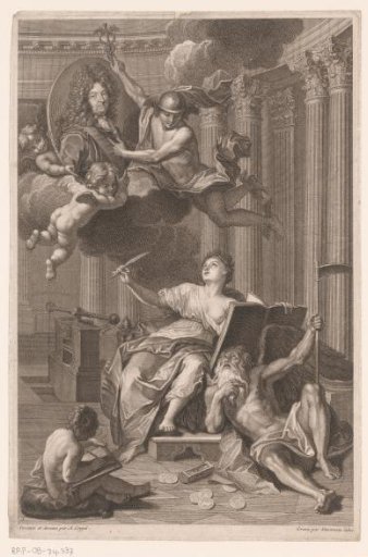 Allegory on Louis XIV