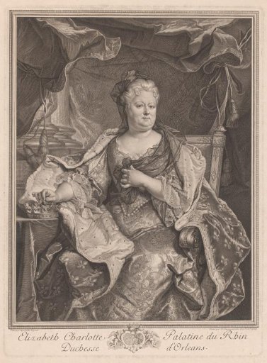 Portrait of Elisabeth Charlotte of Orléans