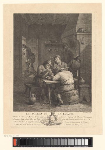 Tavern Interior with Men Smoking Pipes