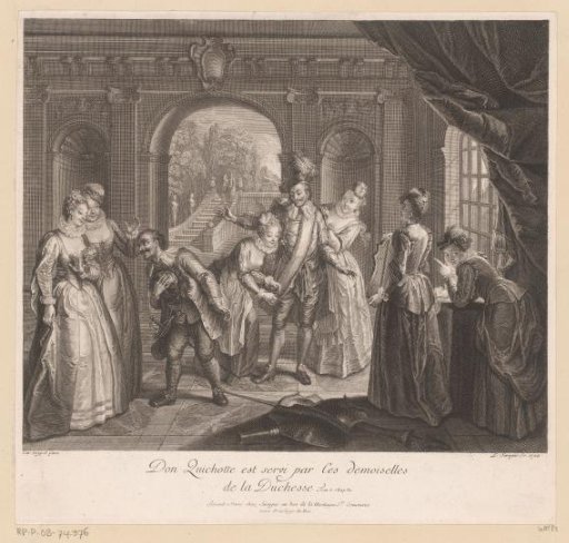 Don Quixote Being Attended to by the Duchess's Maids