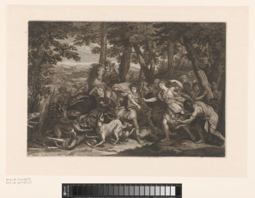 Hercules capturing the Erymanthian boar