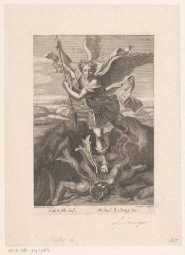 Archangel Michael Slaying the Dragon