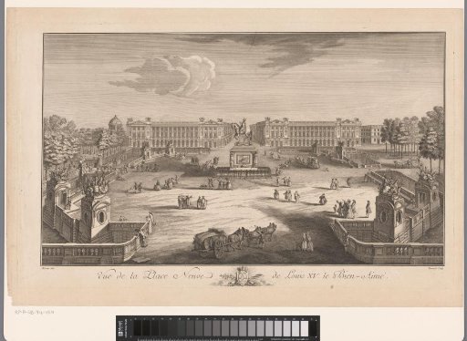 View of the Place Neuve of Louis XV