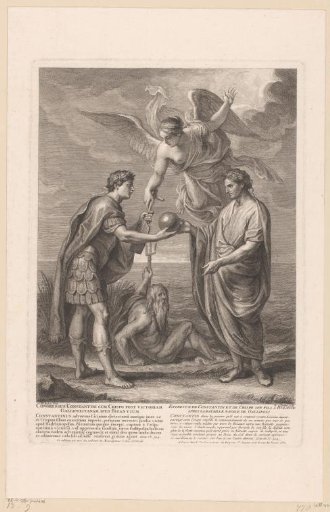 Meeting of Emperor Constantine and his Son Crispus after the Naval Battle of Gallipoli