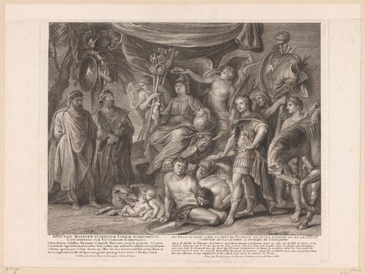 Rome Receiving the Victory Crown upon the Arrival of Emperor Constantine