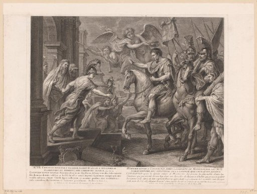 Honors Paid to Emperor Constantine after the Victory over Maxentius