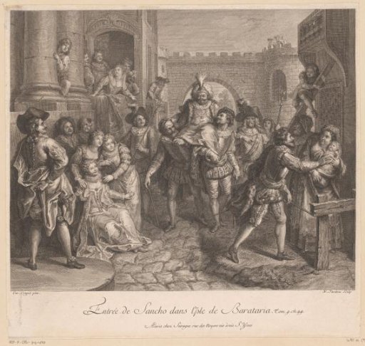 Arrival of Sancho on the Island of Barataria