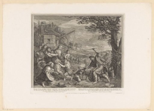 Moses and the daughters of Reuel (Jethro) at the well