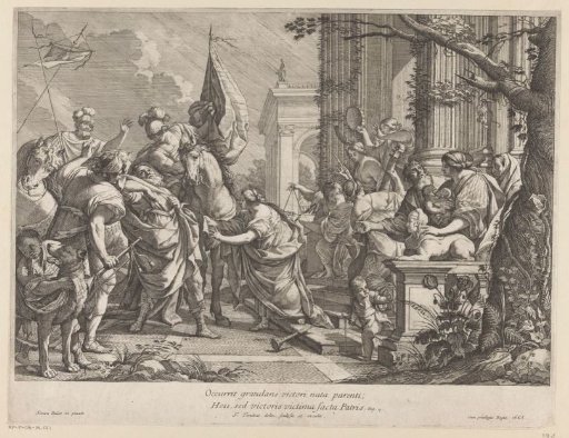 Jephthah Welcomed by His Daughter