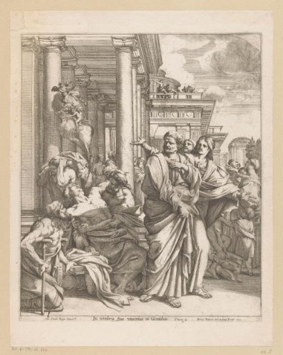 Peter heals the sick with his shadow