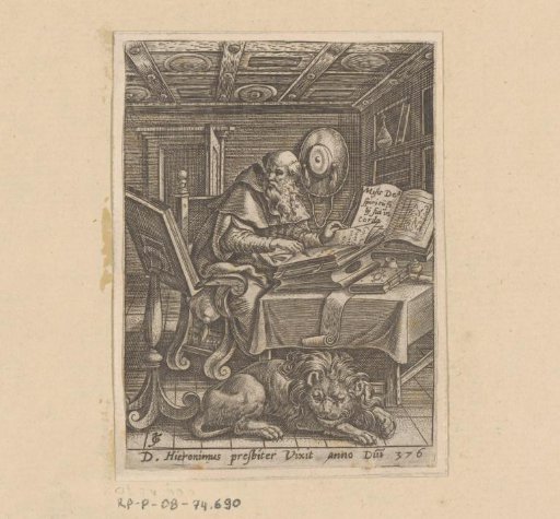 Saint Jerome in His Study