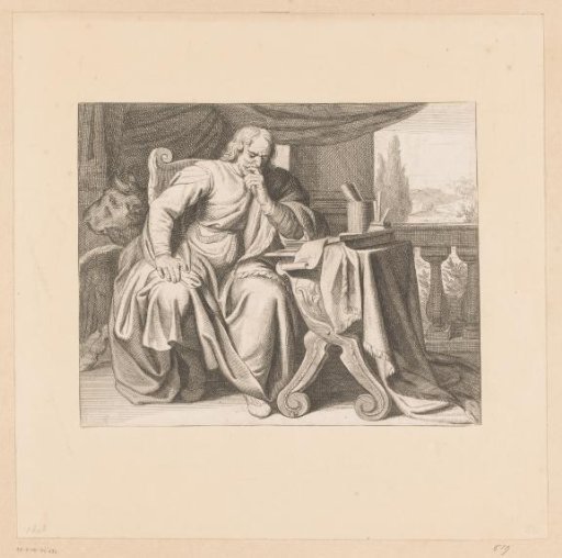 Saint Luke and the Ox in His Study