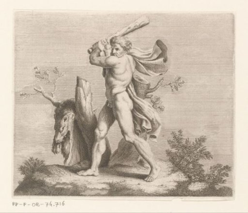 Hercules with Raised Club