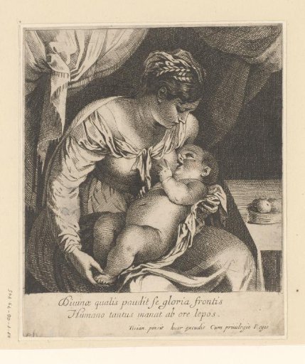 Woman with Child at the Breast