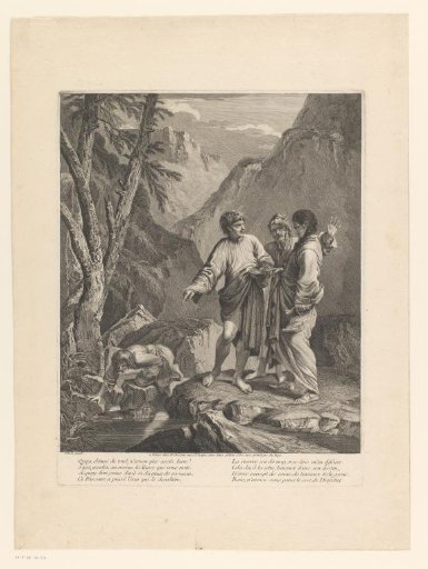 Diogenes of Sinope throws away his drinking cup when he sees a boy drinking from his hands