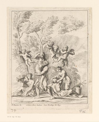 Hercules carries Deianeira