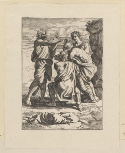 John baptizes in the Jordan