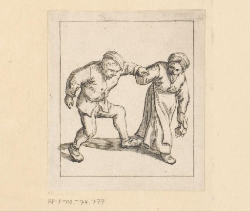Dancing man with a woman