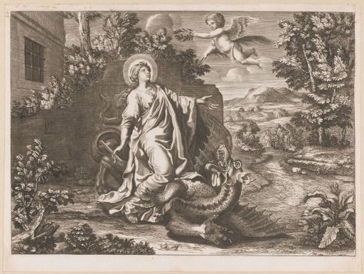 St. Margaret and the dragon