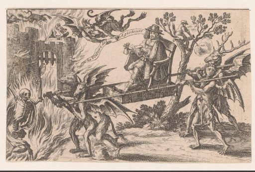 Caricature on the downfall of the South Sea Company