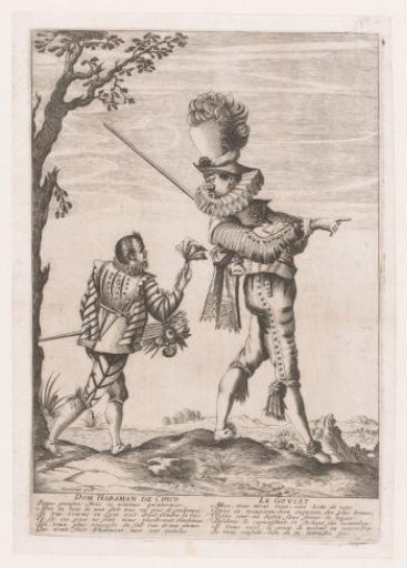 Caricature of a Spaniard