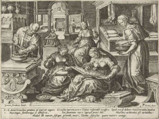 Cornelia and Gracchus Indoors