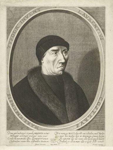 Portrait of Laurens Jansz. Coster
