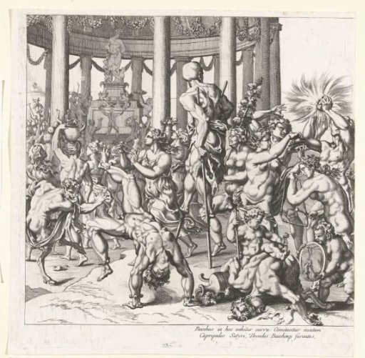 The Triumph of Bacchus, Left Half