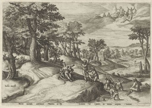 Leto (Latona) Turning the Lycians into Frogs