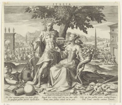 Italy, with Venus and Apollo