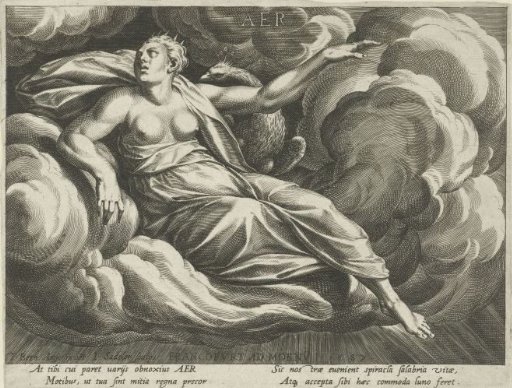 Air personified by the goddess Juno