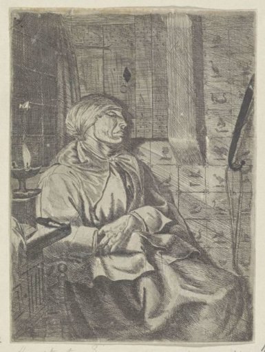 Sleeping Woman in the Corner of a Room