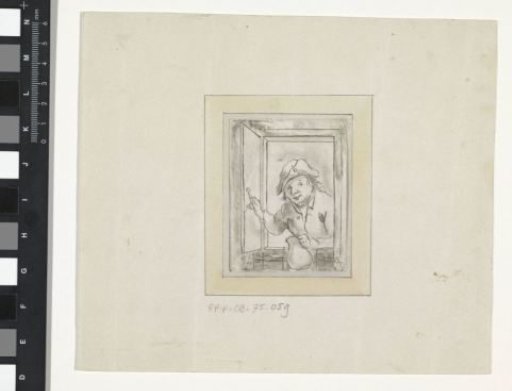 Man with a Jug in an Open Window