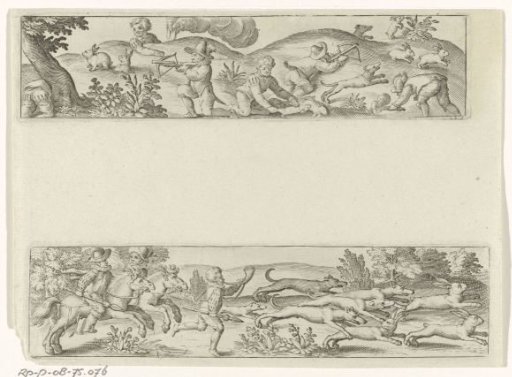 Landscape with a rabbit hunt / Landscape with a hare hunt