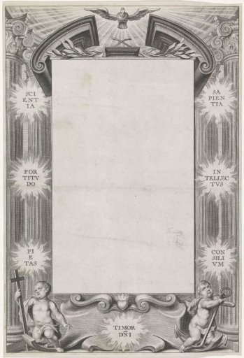 Frame with the Seven Gifts of the Holy Spirit