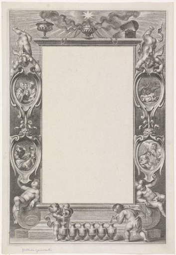 Frame with Scenes from the Beginning of the Life of Christ