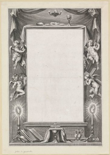 Frame with Symbols of the Passion and the Eucharist