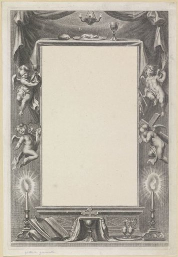 Frame with Symbols of the Passion and the Eucharist