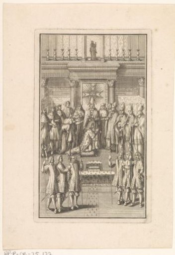 Coronation of a French king