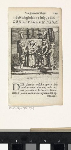 Event on 13 July 1647 during the Neapolitan uprising
