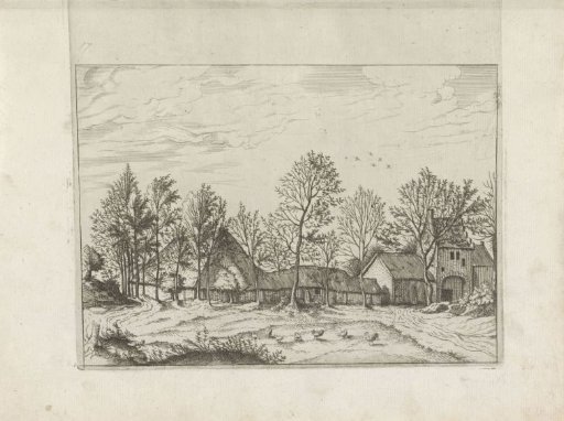 Farmhouse with gatehouse