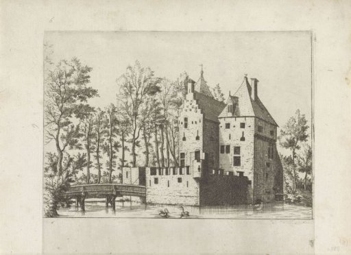 Castle with drawbridge